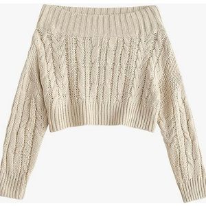 Zaful off shoulder sweater